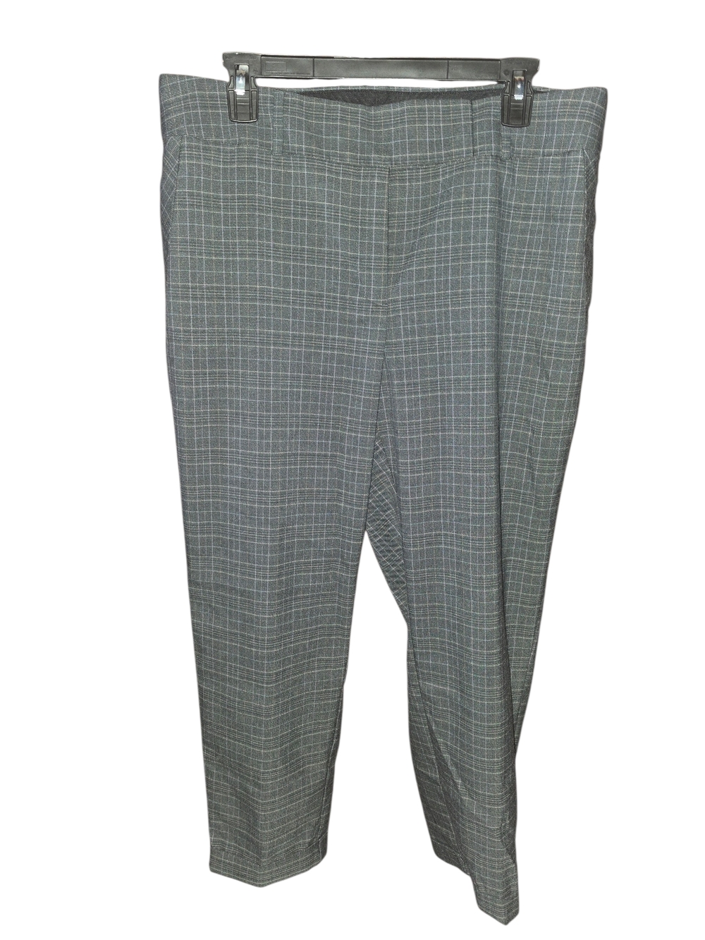 4/6/15. LOFT Women's Gray Plaid Dress Pants